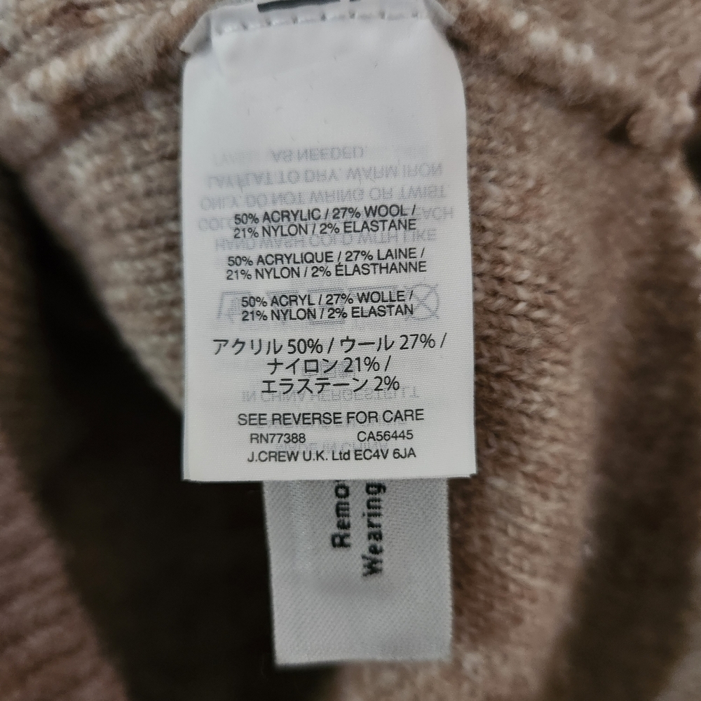 Madewell Windowpane Turtleneck Sweater - Picture 8 of 8